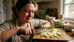 Wie man eine Zwiebel schneidet, ohne zu weinen: Ein bewährter Trick, der wirklich funktioniert