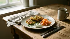 Kartoffel-Scones aus der Pfanne: das schnelle Brunch-Rezept mit Räucherlachs